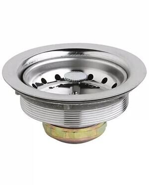 3.5 Inch Drain Stopper Polished Stainless Steel Kitchen Sink Plug Replacement